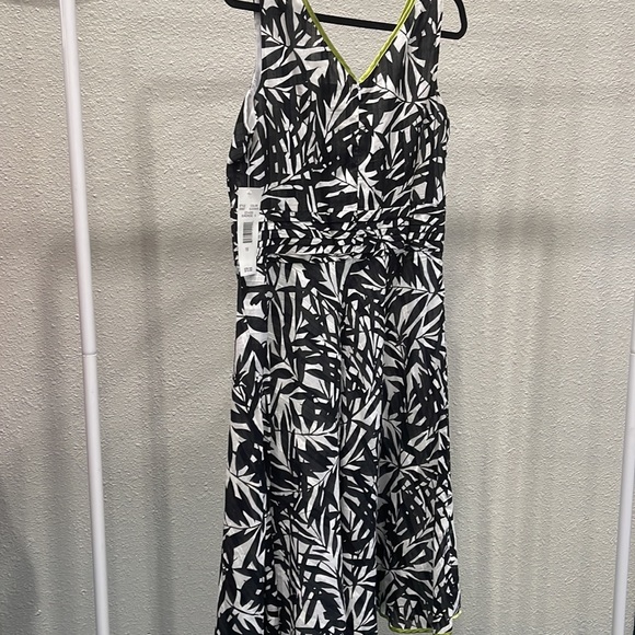 Robbie Bee B&W Print Sundress Size 16 - Picture 7 of 8